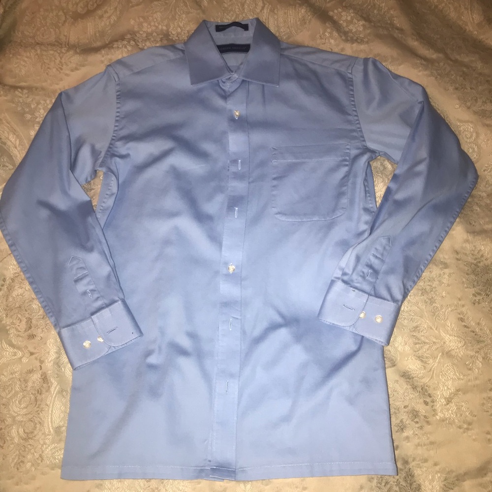 Joseph Abboud Boys Blue Dress Shirt . Sz 14, EUC